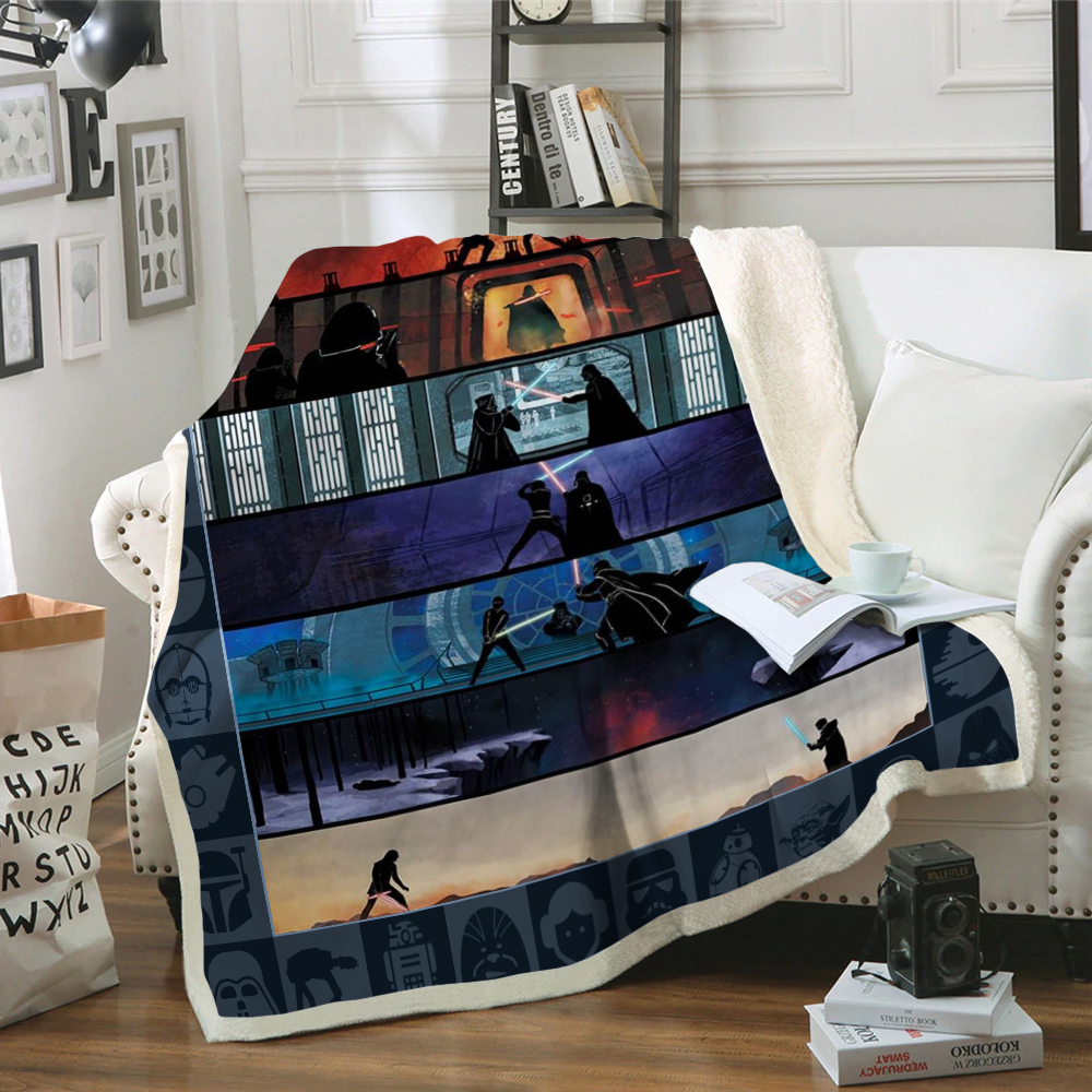Star Wars Quilt Fleece Blanket