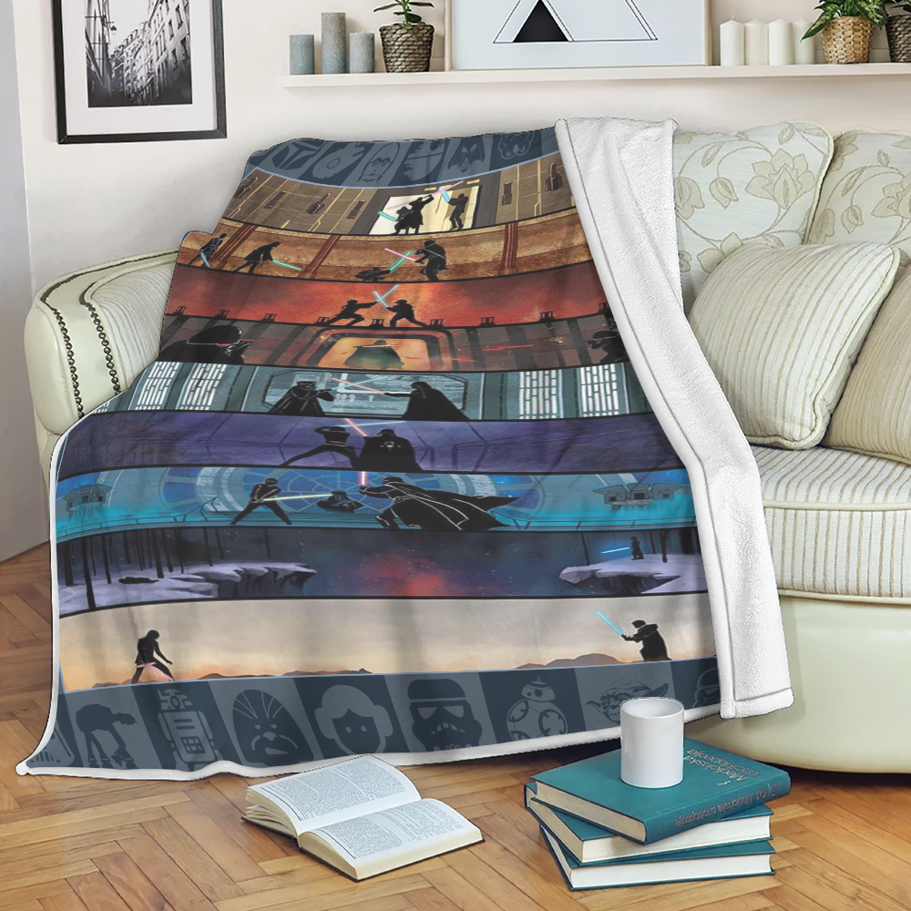 Star Wars Quilt Fleece Blanket