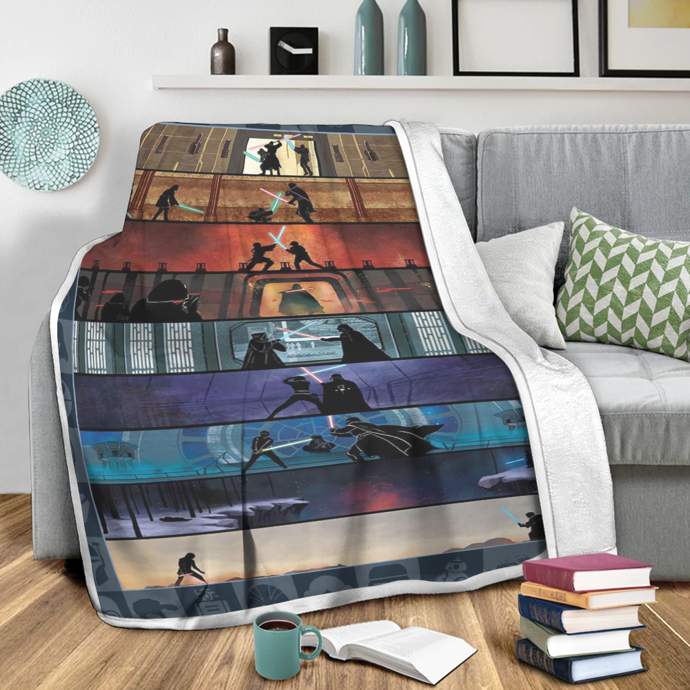 Star Wars Quilt Fleece Blanket