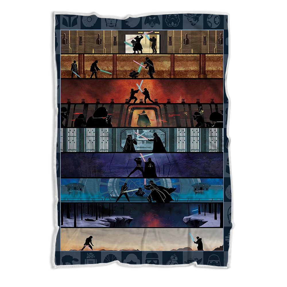 Star Wars Quilt Fleece Blanket