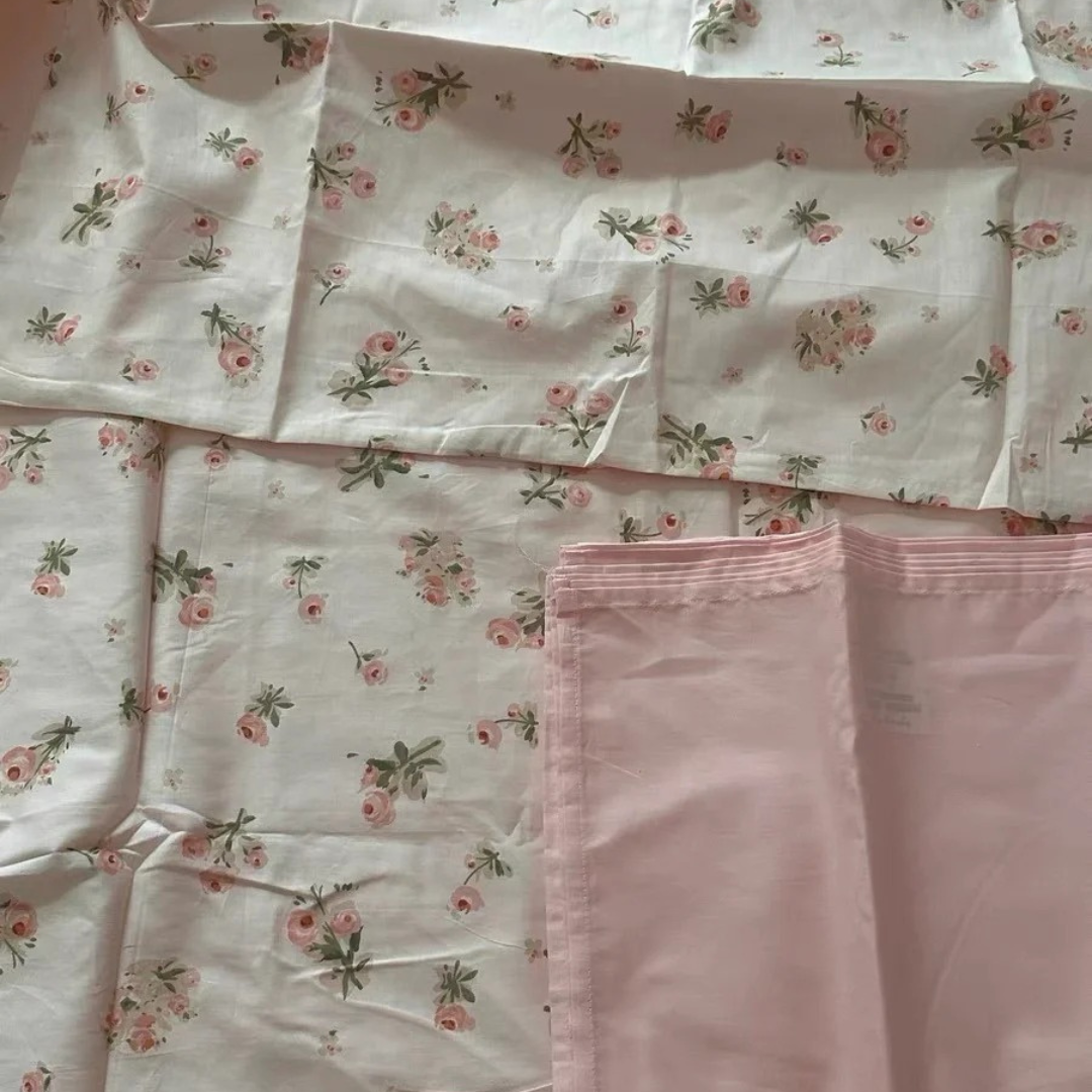 Pink Floral Bedding Set