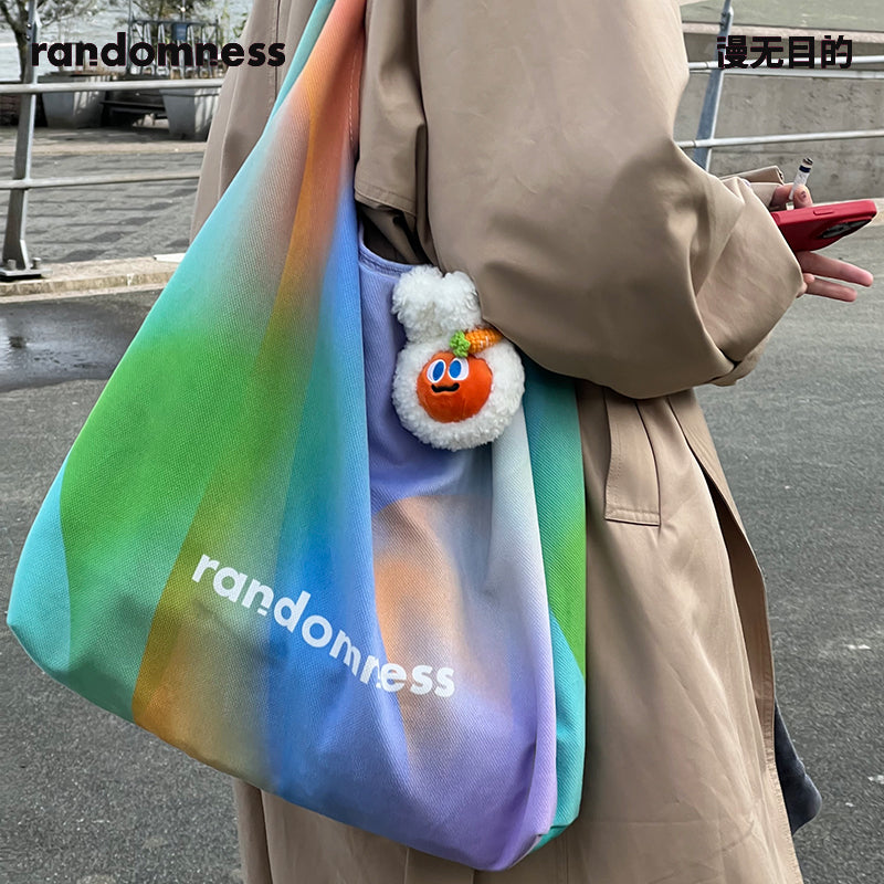 Randomness Original Abstract Canvas Tote Bag