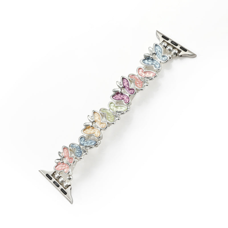 Butterfly Beaded Elastic Band for Apple Watch