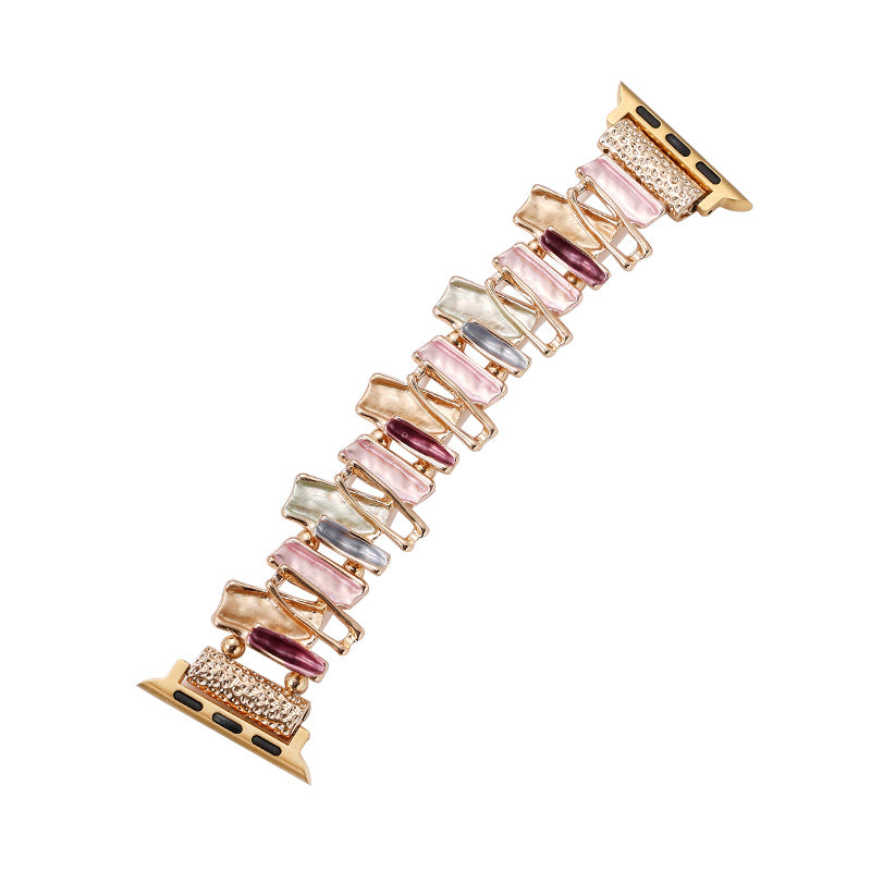 Geometric Colorful Elastic Band for Apple Watch