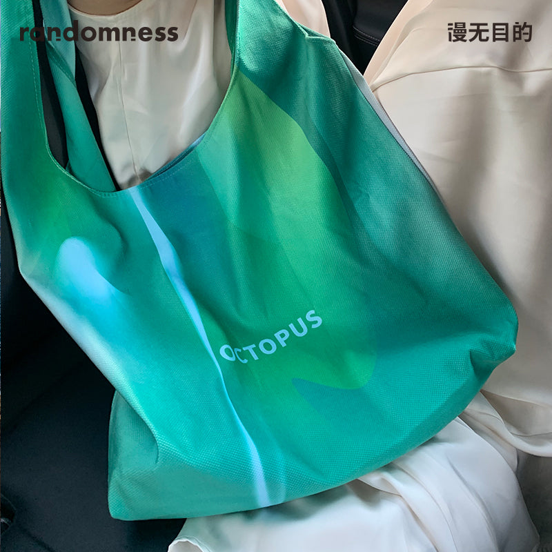 Randomness Original Abstract Canvas Tote Bag