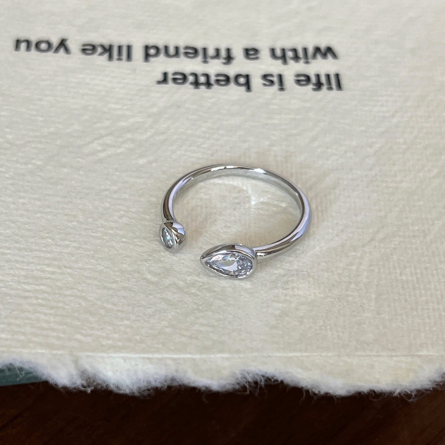 VIGVOG 2024 Frosted Butterfly Ring Collection