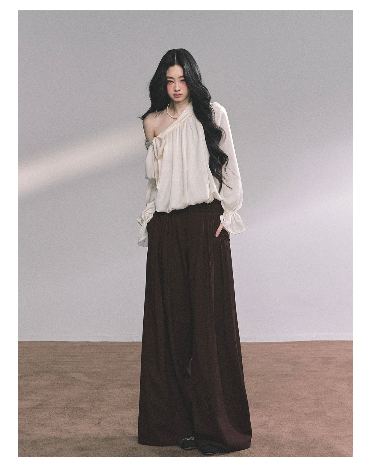 ShaoYeYan Fluid Lazy Pants