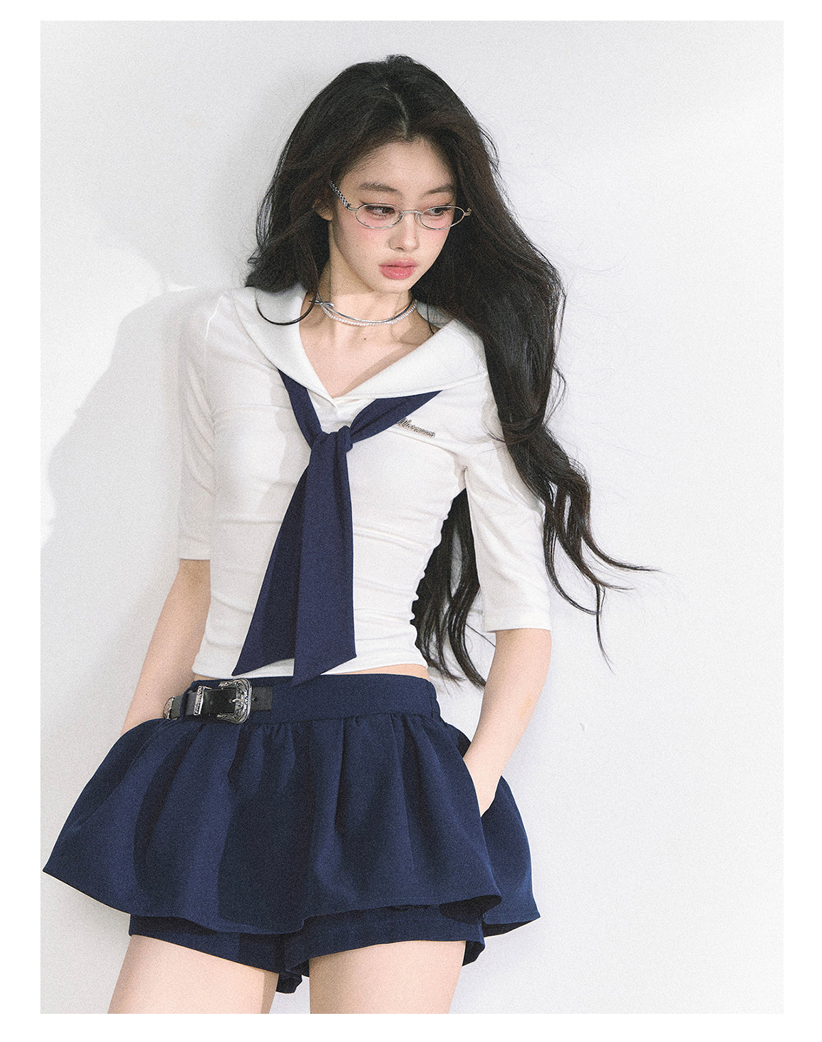 SHAOYEYAN American College Style Shirt (with non-detachable tie)