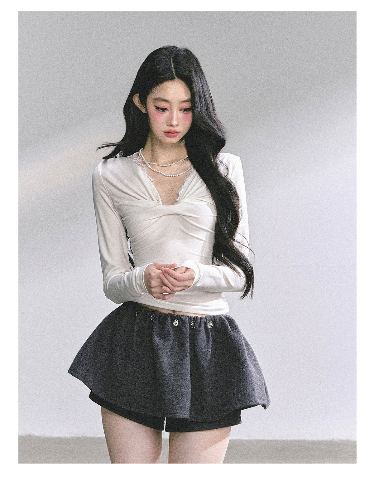 SHAOYEYAN Vintage White Moonlight Tee