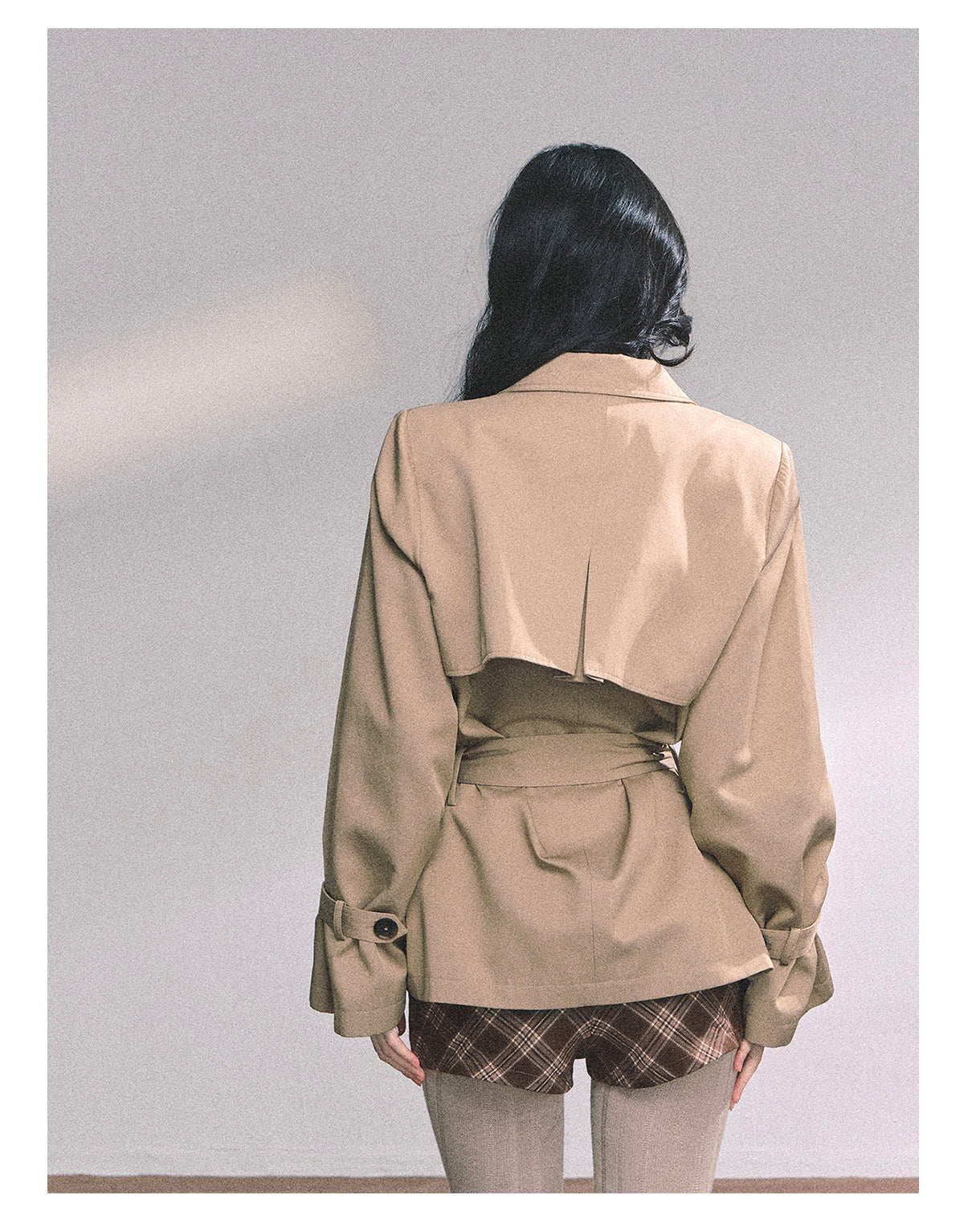 ShaoYeYan Herli Heiress Loose Fit Trench Coat