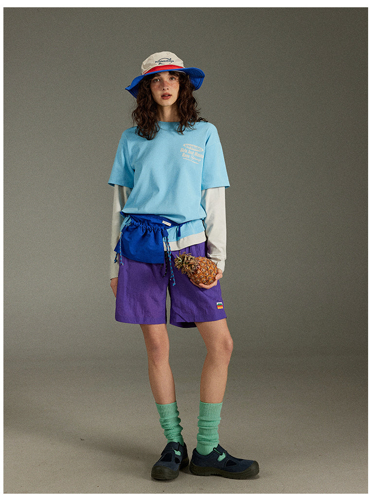 Lulugray Vintage Print Layered Tee