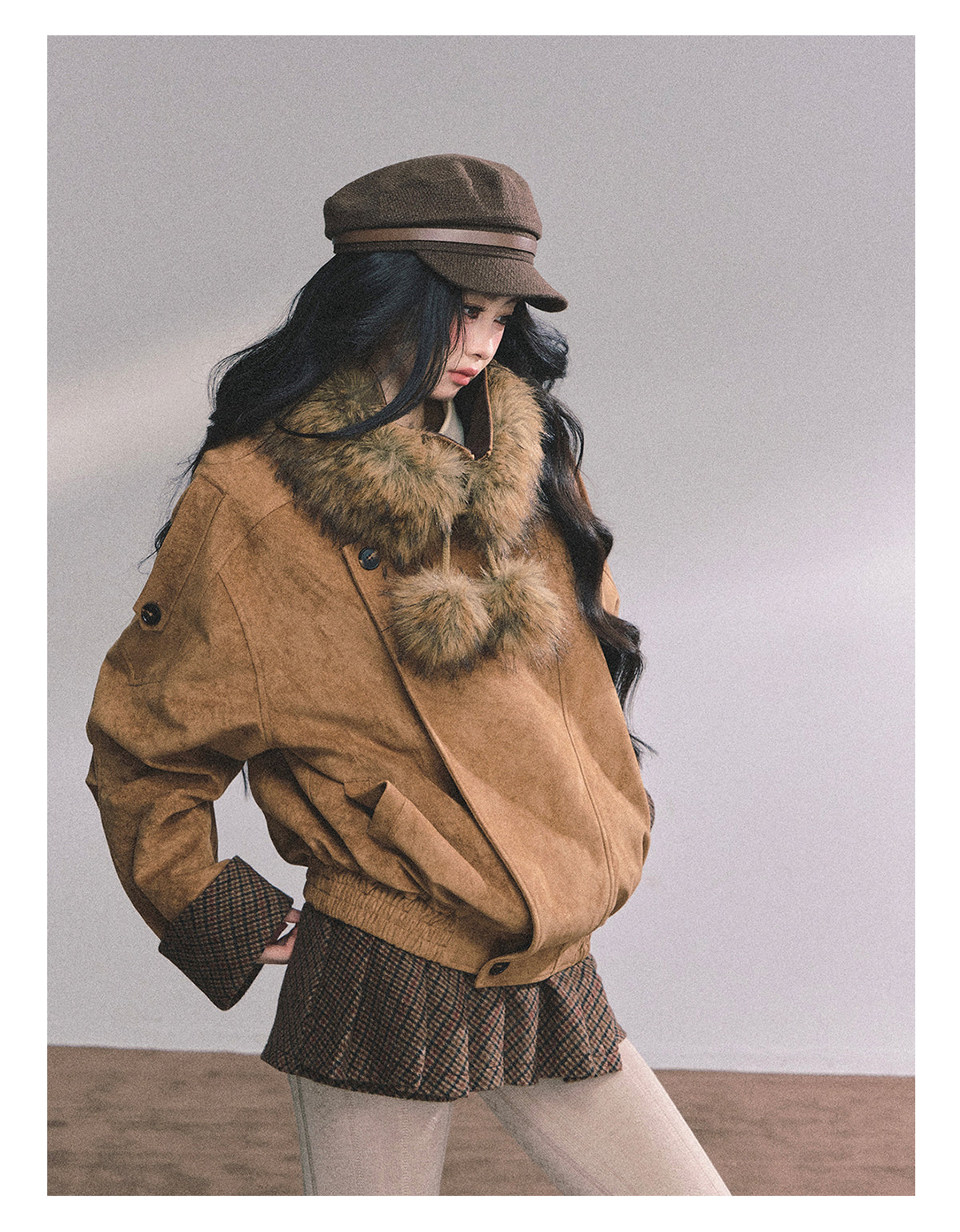 ShaoYeYan Hazelnut Warm Velvet Premium Suede Set