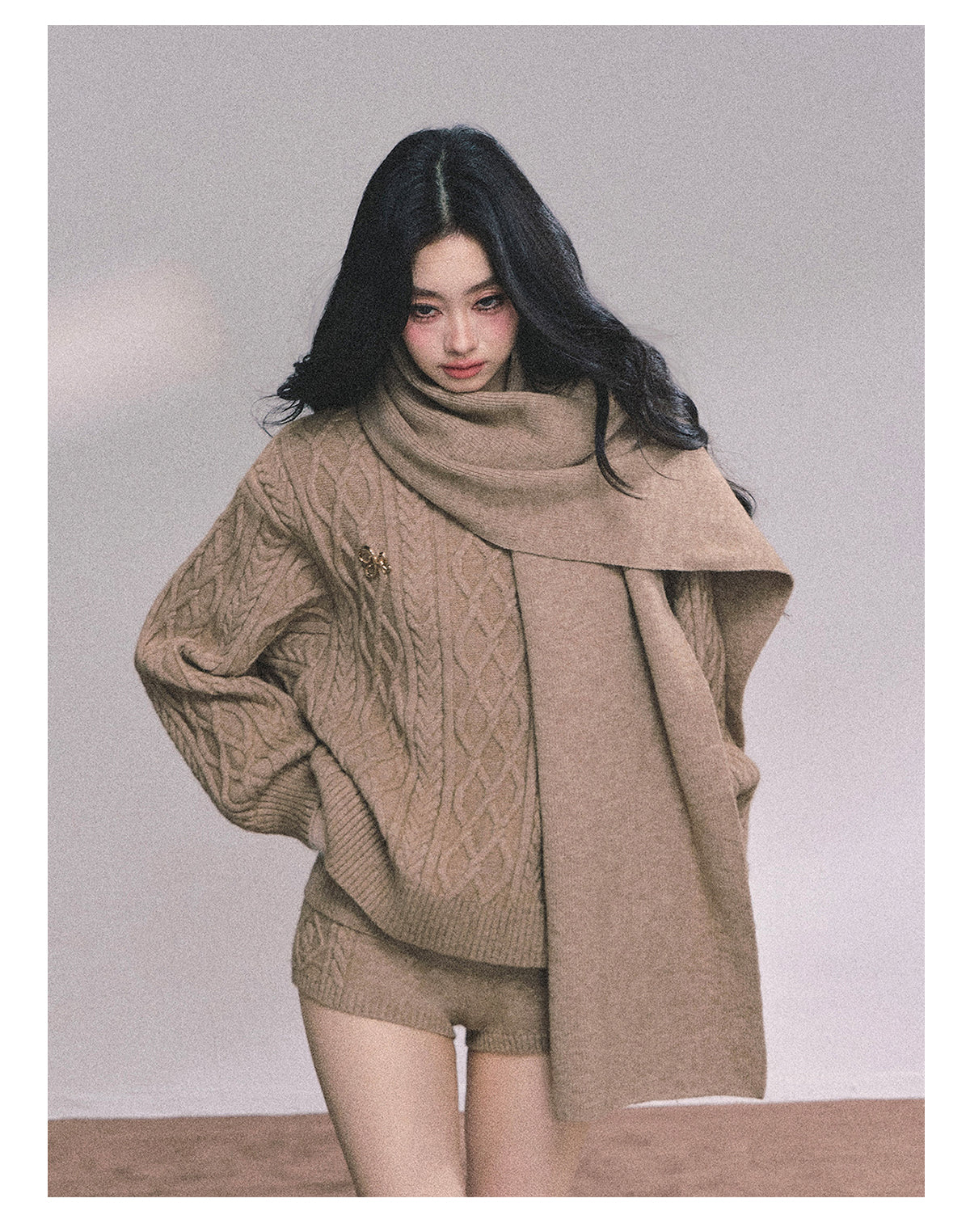 ShaoYeYan Zurich Exchange Student Korean Lazy Style Set