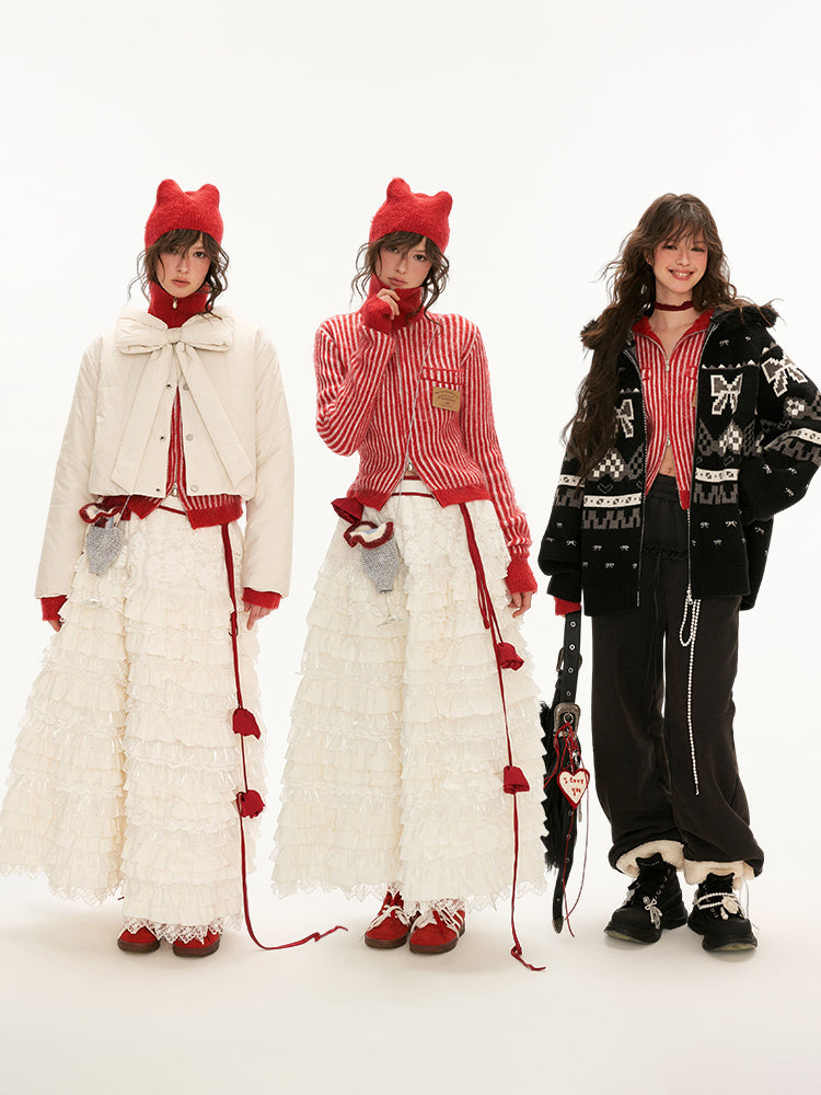 MAMC Hooded Striped Sweater