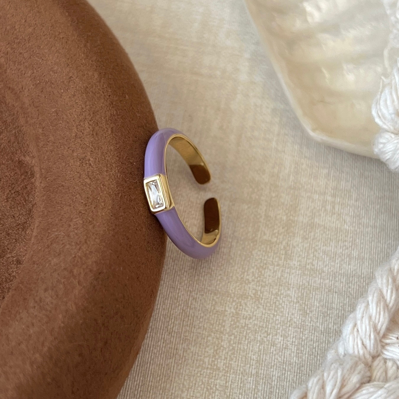 VIGVOG Iris Flower Ring Collection