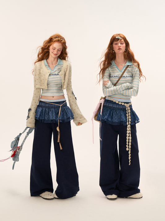 MAMC Layered Multi-Waistband Pants