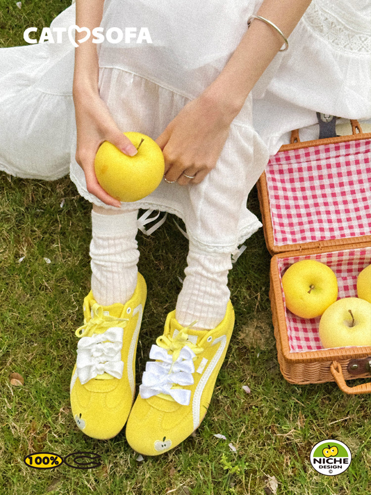 Cat&Sofa Emoji-Lab Series Apple Racing Shoes