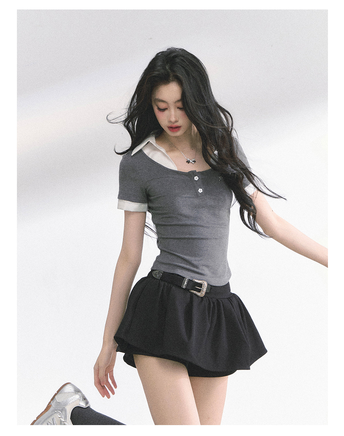 SHAOYEYAN American Style Cropped Tee