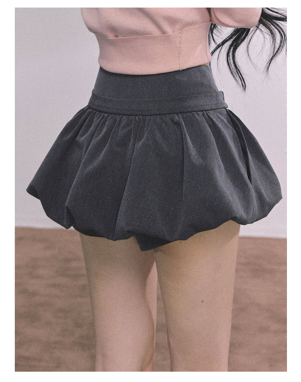 ShaoYeYan MIU Style Waltz American Slim-Fit Skirt