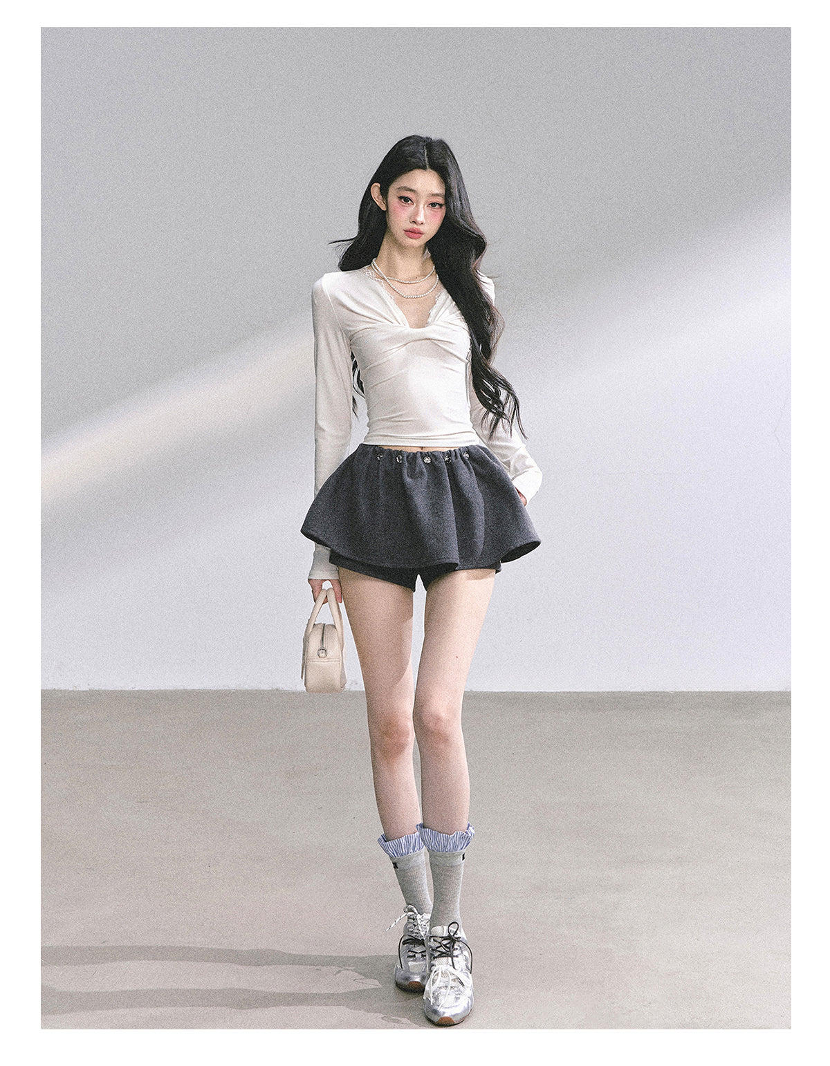 SHAOYEYAN Vintage White Moonlight Tee