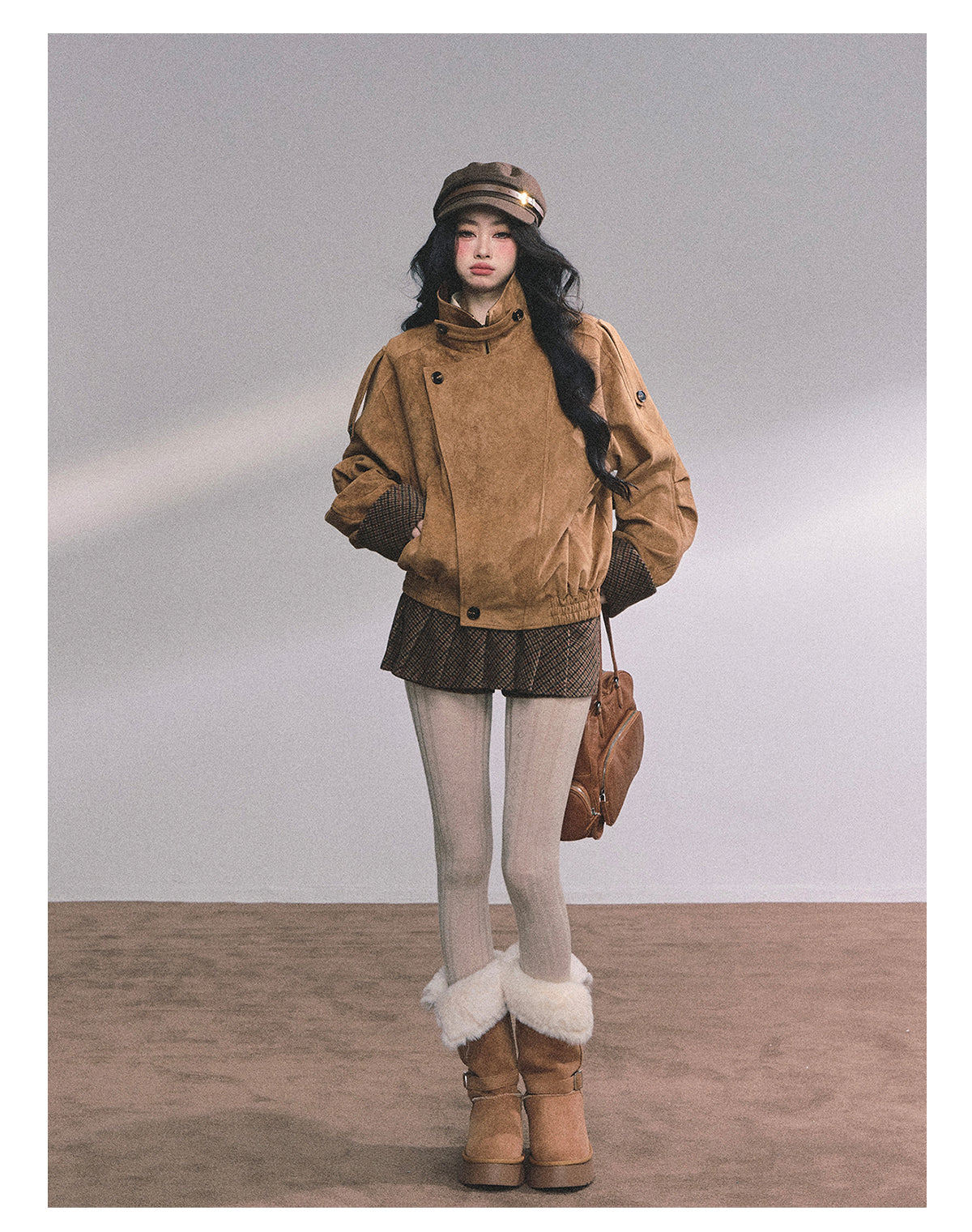 ShaoYeYan Hazelnut Warm Velvet Premium Suede Set