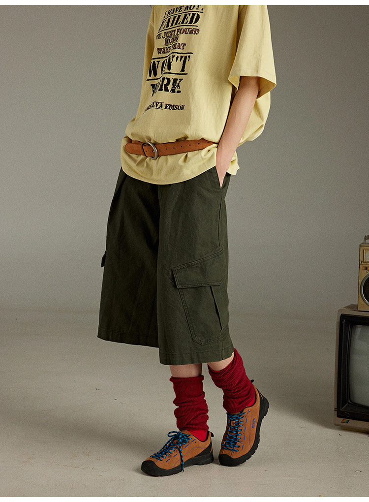 Lulugray Retro Cargo Shorts