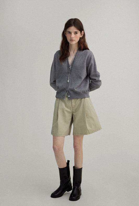 Letm "Sunrise & Sea" V-Neck Cardigan