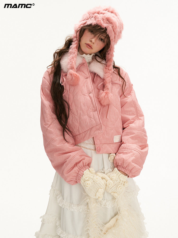 MAMC Bow-Trim Puffer Jacket