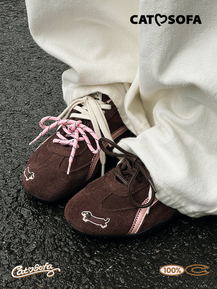 Cat&Sofa Emoji-Lab Series Dachshund Racing Sneakers