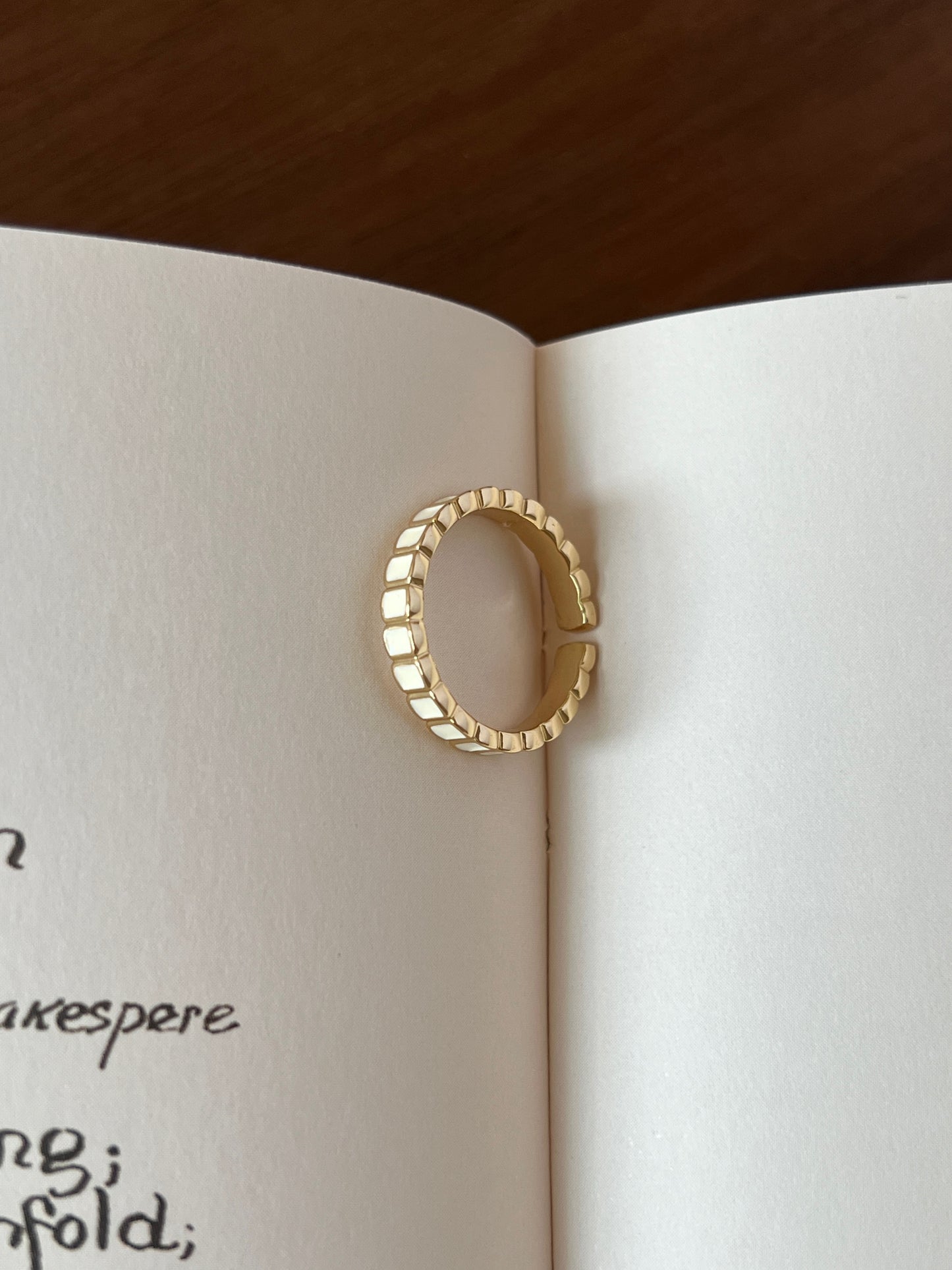 VIGVOG Enamel & Pearl Princess Ring Collection