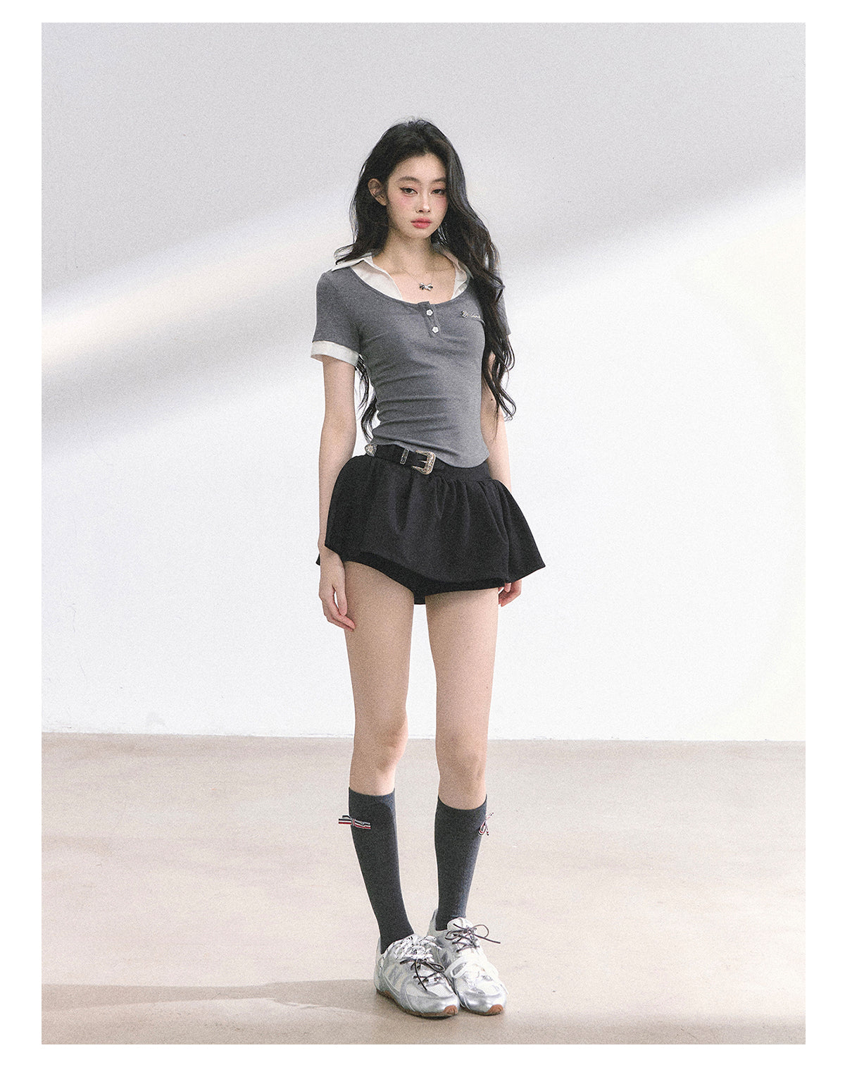 SHAOYEYAN American Style Cropped Tee