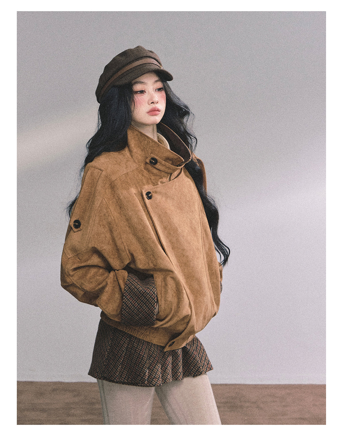 ShaoYeYan Hazelnut Warm Velvet Premium Suede Set