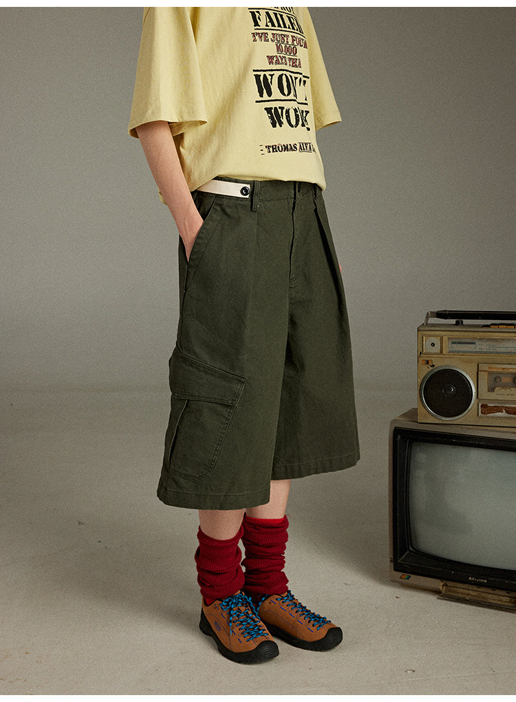Lulugray Retro Cargo Shorts