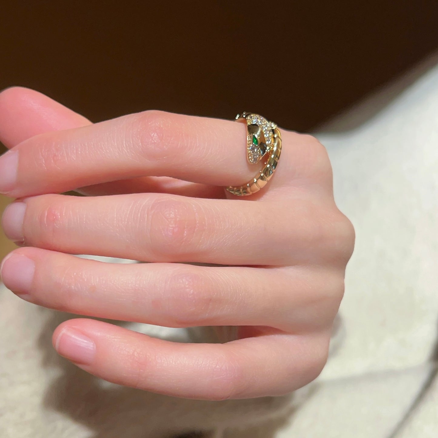 VIGVOG Zodiac Snake Ring