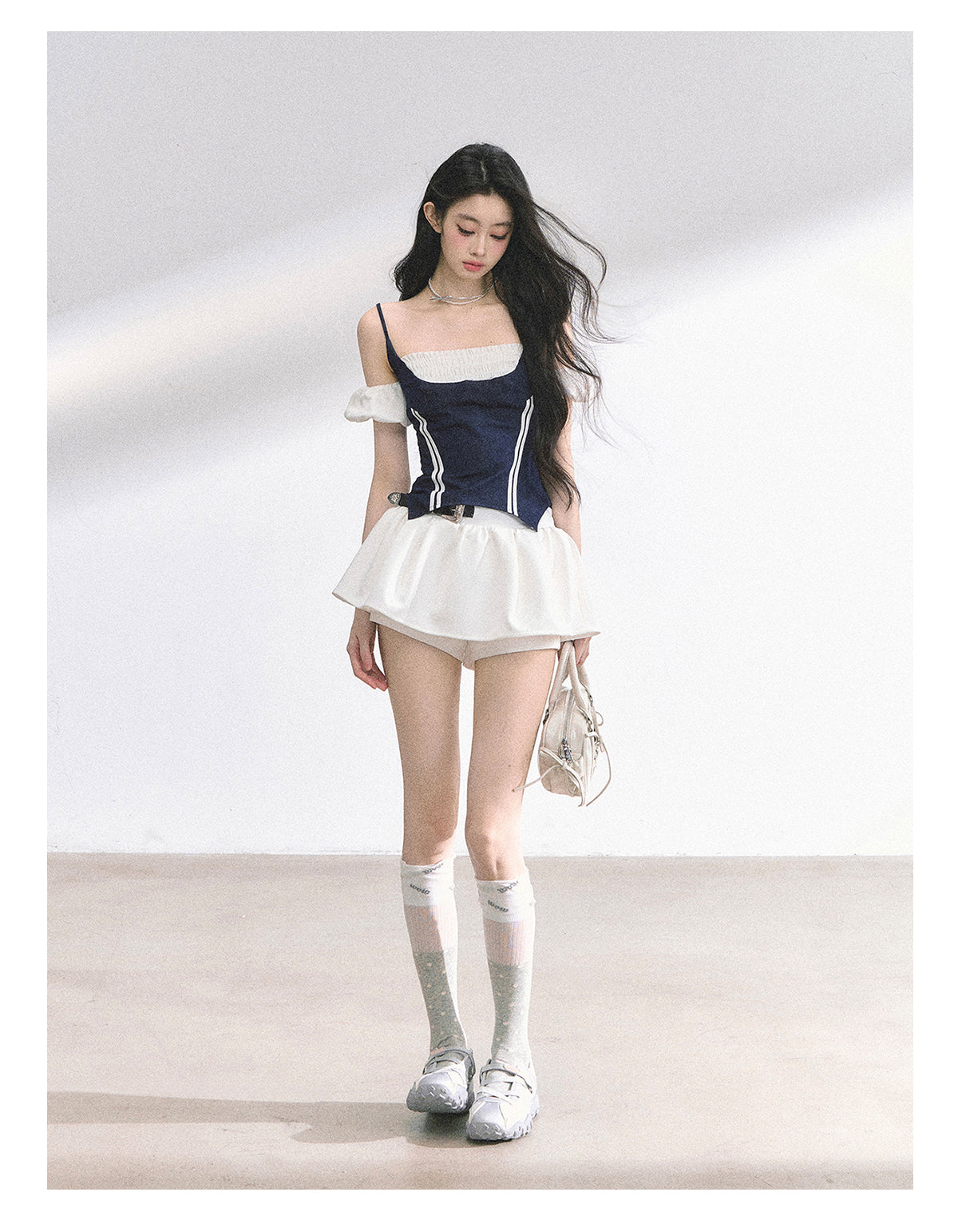 SHAOYEYAN American Style Mock Two-Layer Cami Top