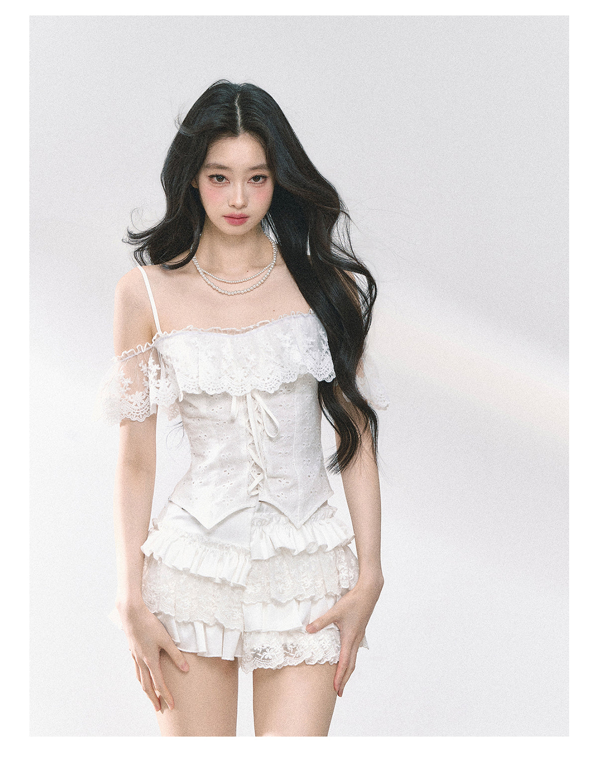SHAOYEYAN French Lace Sleeveless Top