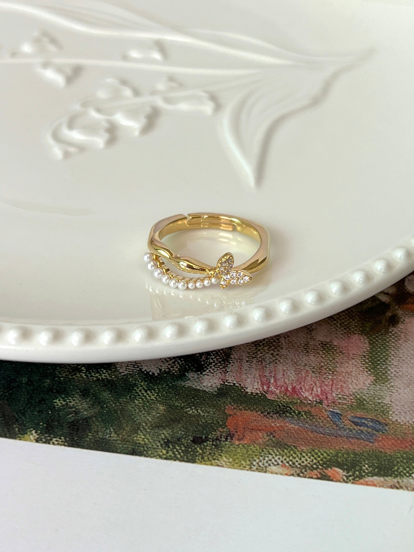 VIGVOG Artisan Butterfly Cocktail Ring