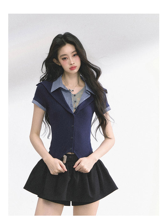 SHAOYEYAN Waist-Defining Slim Fit Top