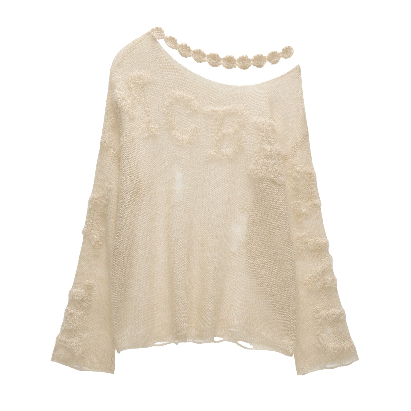 MAMC Off-Shoulder Knit Top