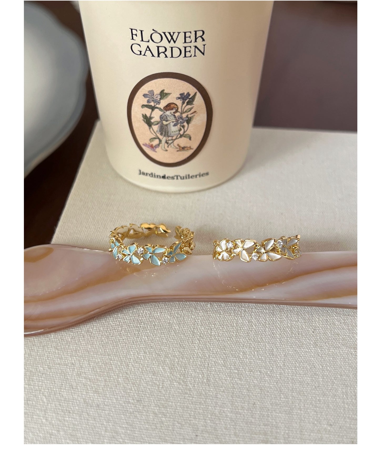 VIGVOG 2025 Floral Butterfly Ring Collection