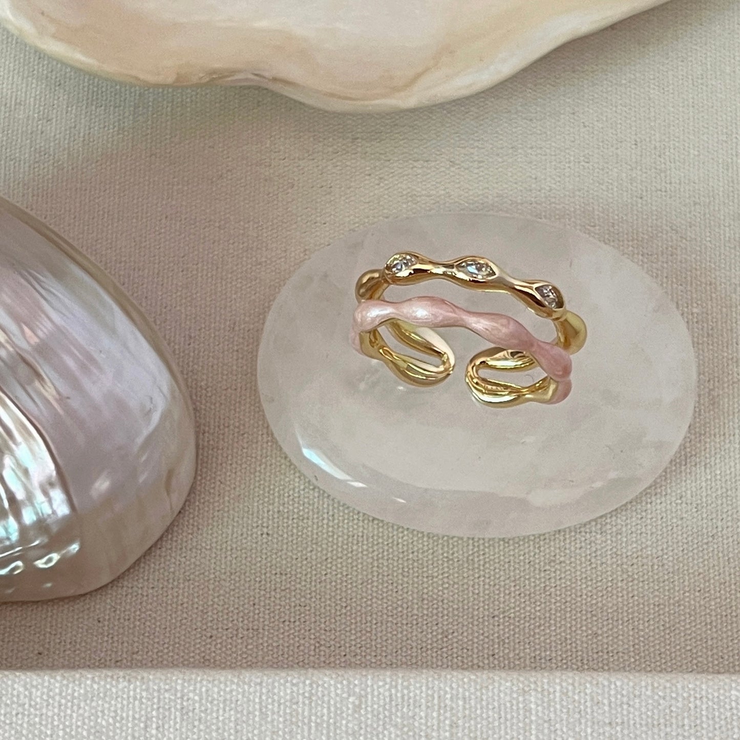 VIGVOG 2024 Floral Bow Ring Collection