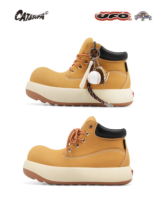 Cat&Sofa x UFO Chunky Platform Chelsea Boots