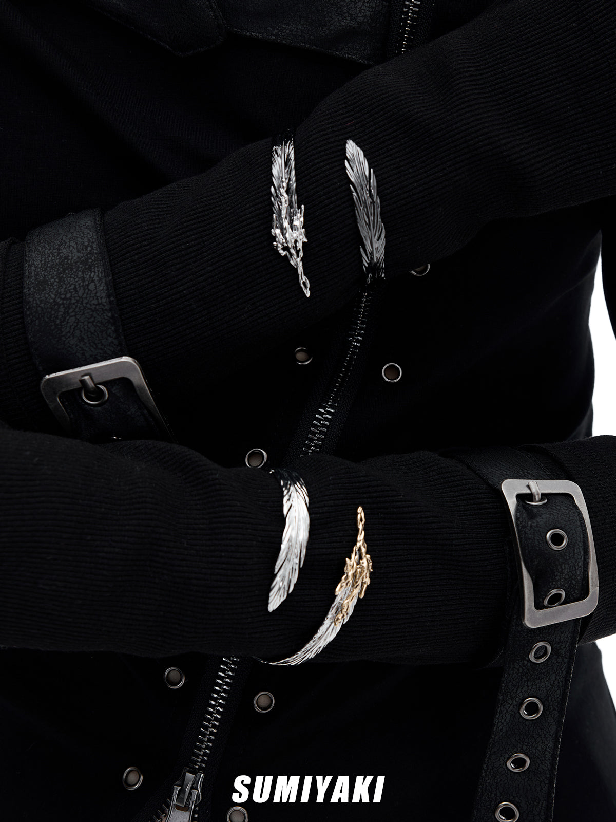 SUMIYAKI Feather Series Cuff Bracelet