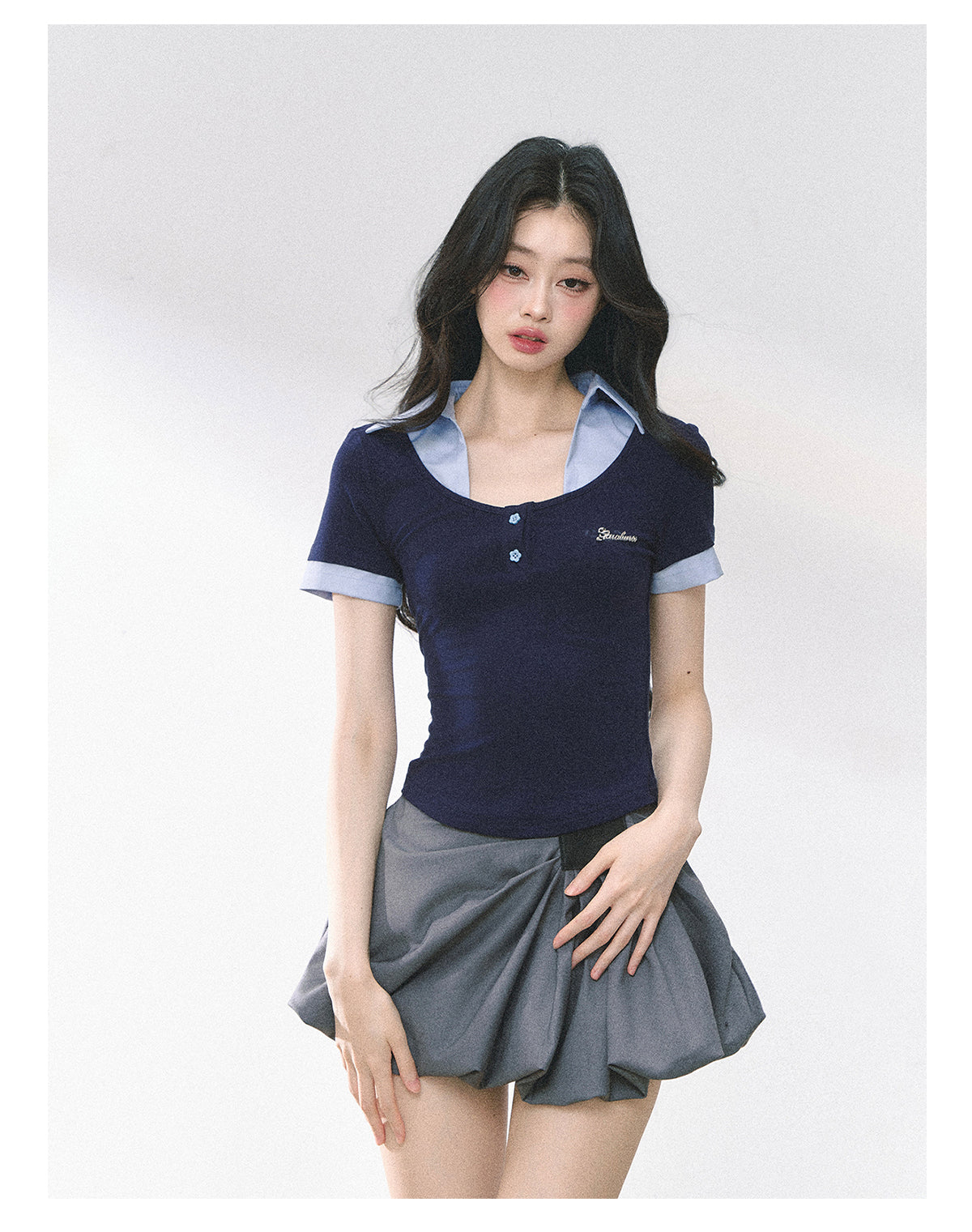 SHAOYEYAN American Style Cropped Tee