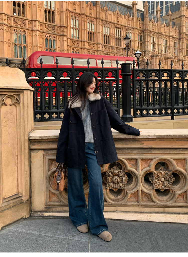 Pusumede Retro Workwear Jacket