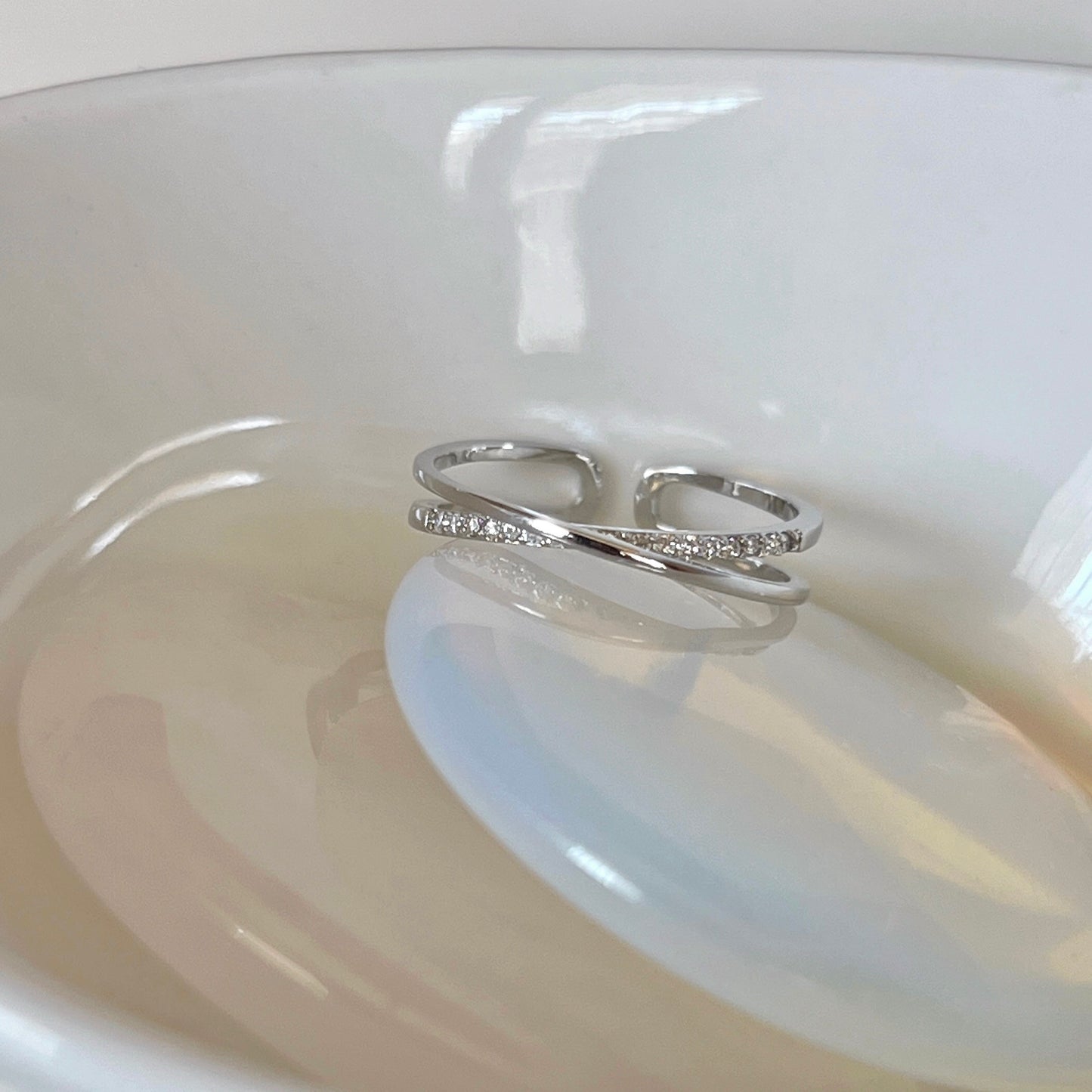 VIGVOG 2024 Minimalist Silver Ring Collection