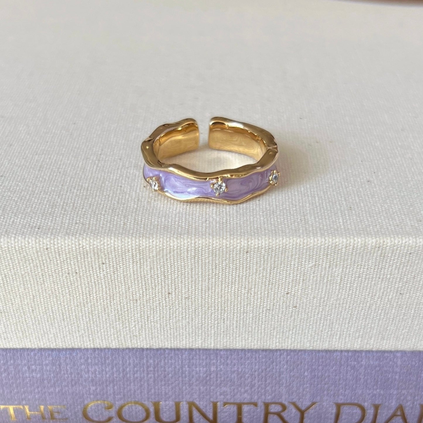 VIGVOG Iris Flower Ring Collection