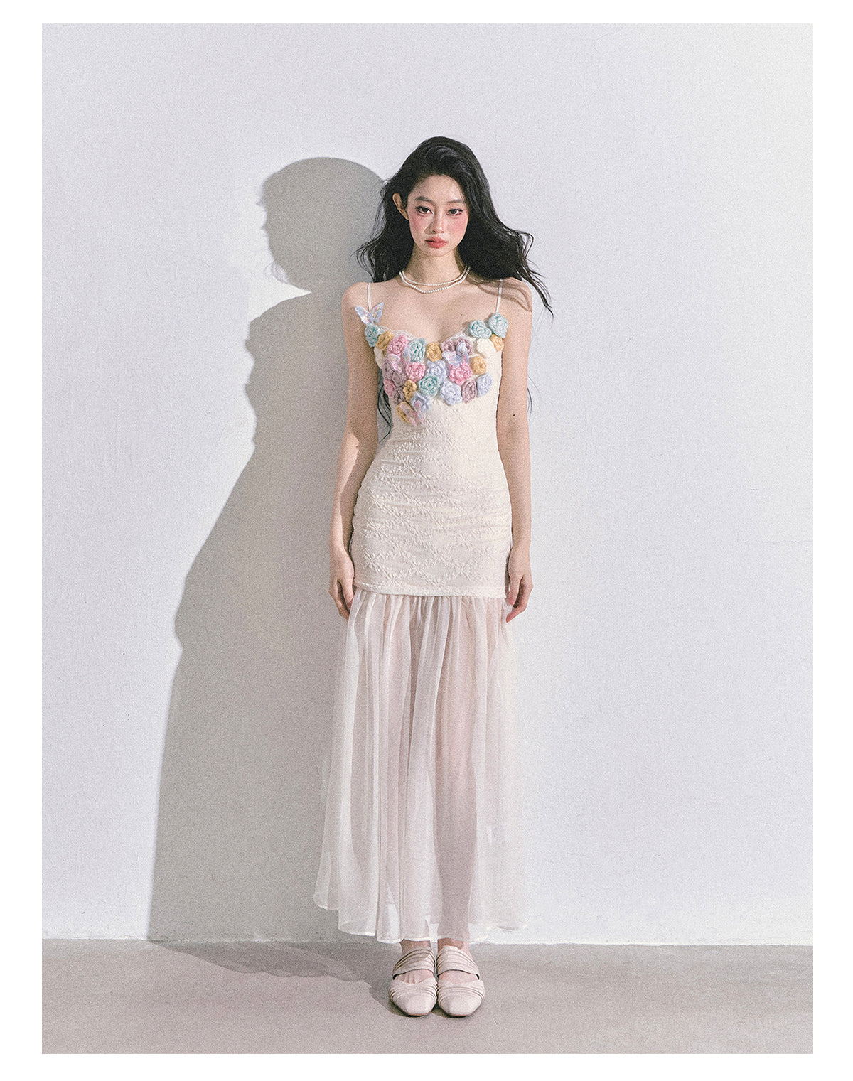 SHAOYEYAN Elegant Autumn Camisole Dress with Cardigan