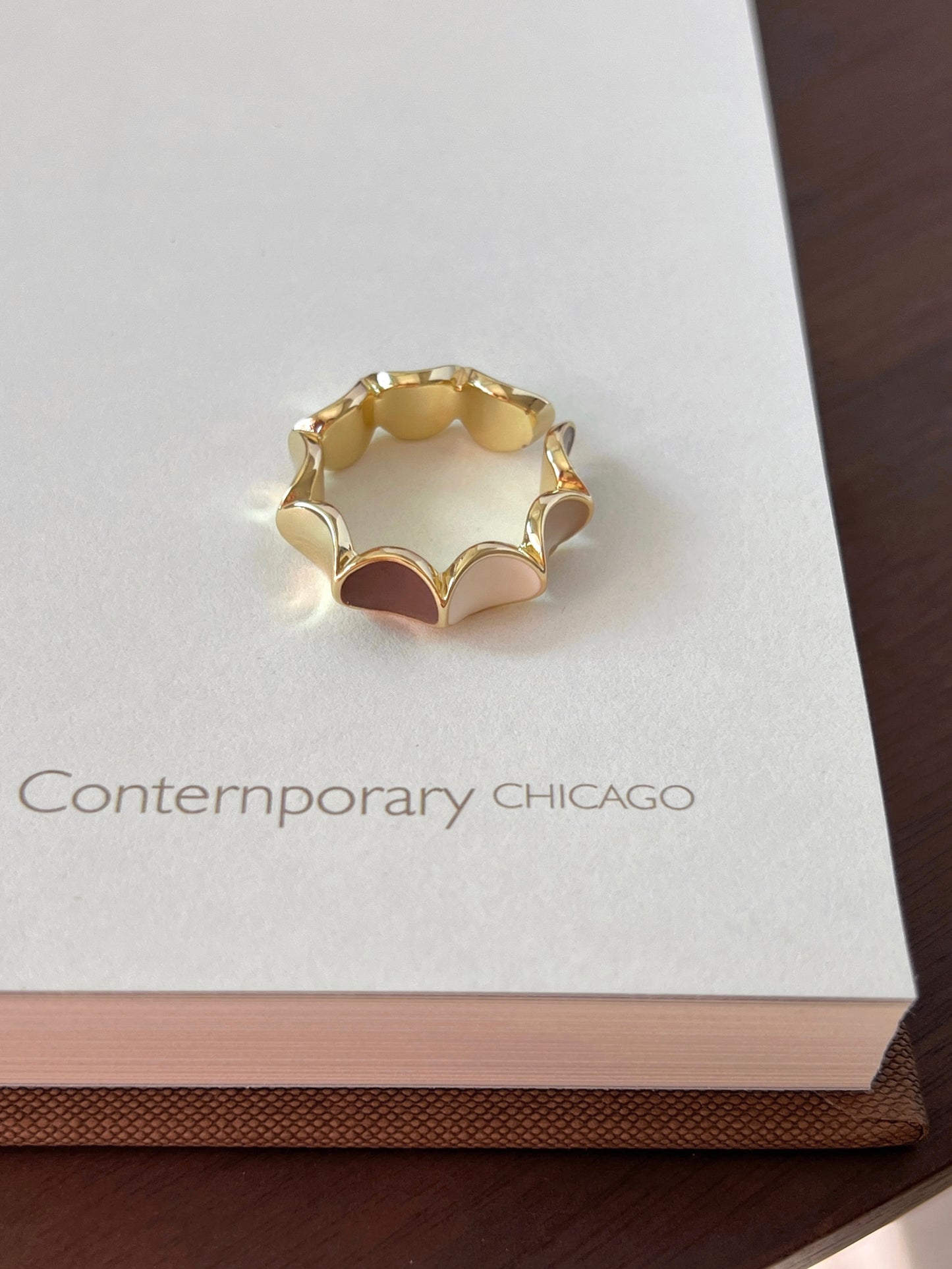 VIGVOG Geometric Ring