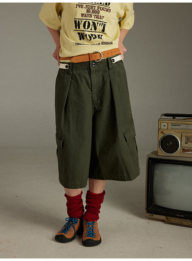 Lulugray Retro Cargo Shorts